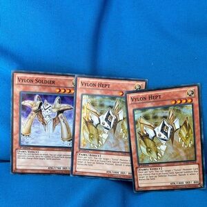 Yugioh Card Vylon Soldier Hept Light Type Monster 1st Edition Shiny 1996 NWOTS